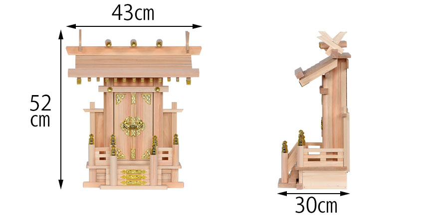 桧大々神明　寸法１
